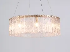 NEWPORT 10820 10826+2/S brass , Люстра, Matt Brass Clear crystal D60*H20 cm E14 8*40W