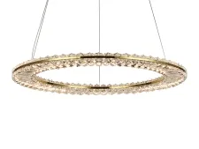 NEWPORT 8240 8241N/600 gold , Люстра, Gold Сlear crystal D60*H3,3/500 см LED 45W 4950Lm 3100-4000К