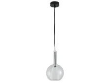 NEWPORT 7230 7233/S mat.black clear , Подвесной светильник, Matte black Clear glass+matte white glass D15*H24/250 cm G9 1*7W