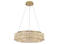 NEWPORT 8510 8510/60 gold , Люстра, Gold Clear crystal D60*H16/250 cm LED 65W 3100K 6500Lm