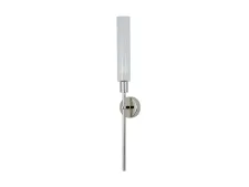 NEWPORT 7290 7291/A nickel new , Бра, Nickel Clear glass L8*H56*Sp7 cm G9 1*25W