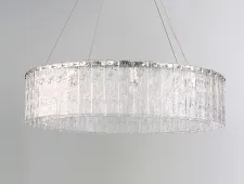 NEWPORT 10820 10826+4/S , Люстра, Nickel Clear crystal D80*H20 cm E14 10*40W
