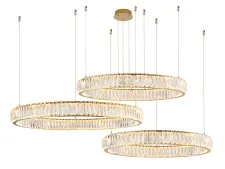 NEWPORT 8240 Потолочная чашка 8240 D25 3 горизон.кольца gold , Gold D25*H4 cm