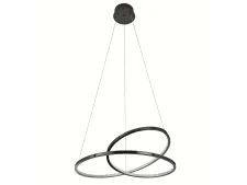 NEWPORT 15000 15202/S black glossy , Люстра, Black glossy D60*H20/200 cm LED 38W 3100K 3700Lm