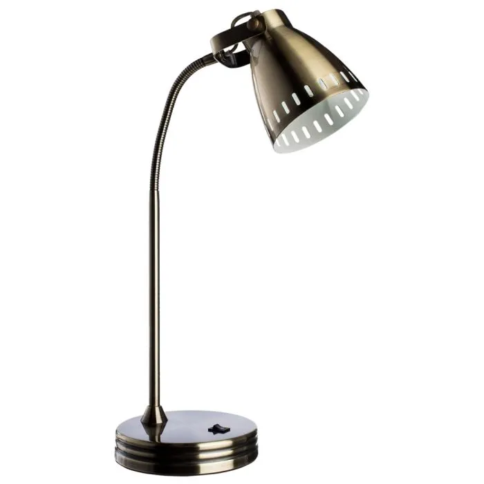 Офисная настольная лампа Arte Lamp LUNED A2214LT-1AB | Дом Декора