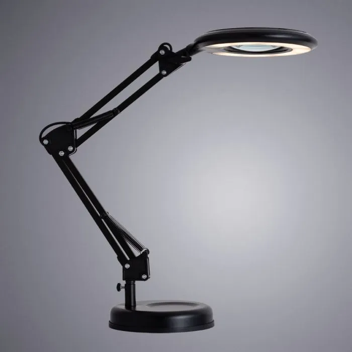 Офисная настольная лампа Arte Lamp LUNA A2013LT-1BK | Дом Декора