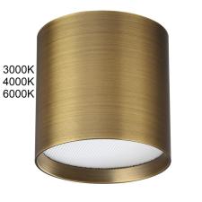 7128/8CL HIGHTECH ODL26 325 светильник бронза/металл IP20 LED 8W 480Лм 3000K/4000K/6000K 120° 220-240V OBEN