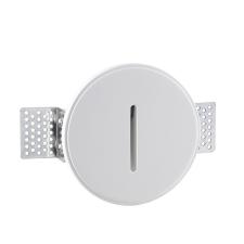 7081/3WL HIGHTECH ODL25 339 Подсветка лестницы круглая металл/гипс IP20 LED 3W 3000K 220V GIPS